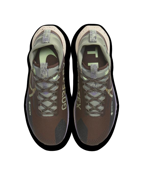 Nike React Pegasus Trail 4 Gtx Brown Green  vjsneaker.com