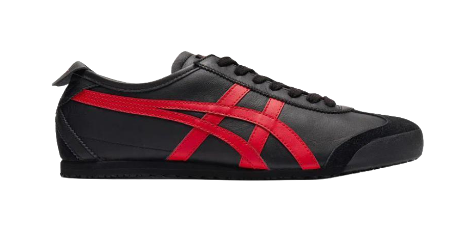 Onitsuka Tiger Mexico 66 Black Classic Red  vjsneaker.com