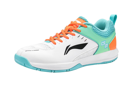 Li-Ning Light Feather Rocket 1.0 "White Green" AYTS034-1 - Badminton Shoe Unisex