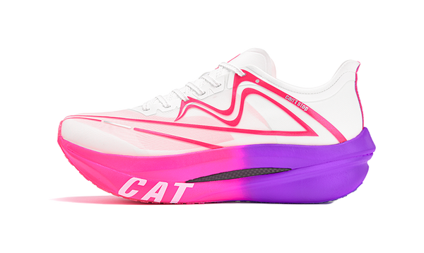 Sonic Cat Shock Absorbers Slip Resistant Abrasion Resistant Marathon Running Shoes Unisex Aurora Purple 