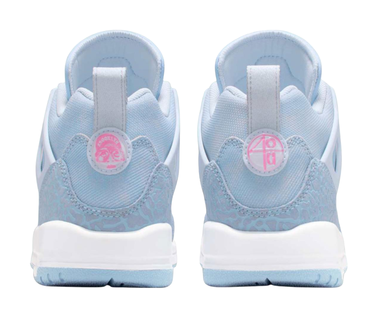 Jordan Spizike Slip Resistant Abrasion Resistant Low top Childrens Basketball Shoes Cobalt Blue Unisex  vjsneaker.com