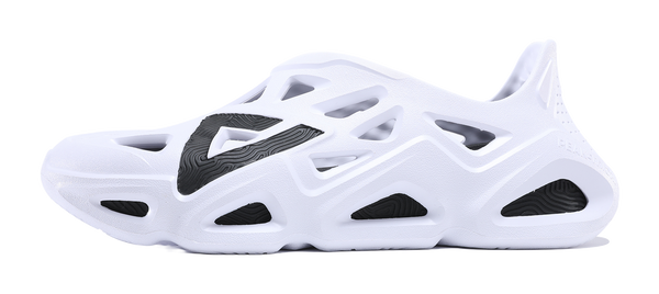 PEAK State Pole Clogs Unisex White Black 