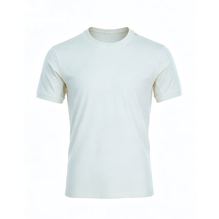 Lightweight tactical T-shirt, light sky white, crew neck, short sleeves