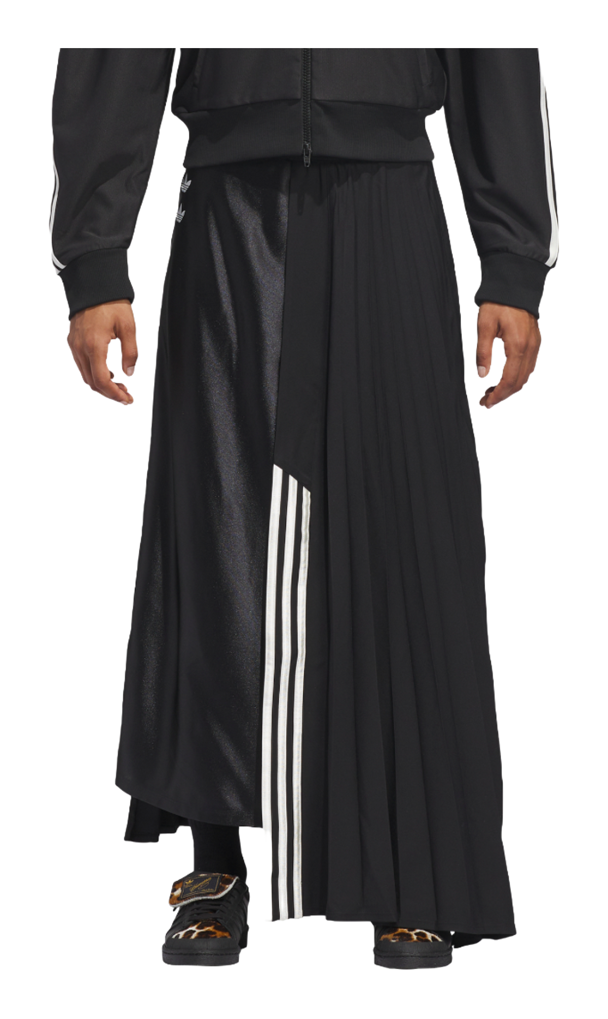 Adidas Originals pleated asymmetric skirt  vjsneaker.com