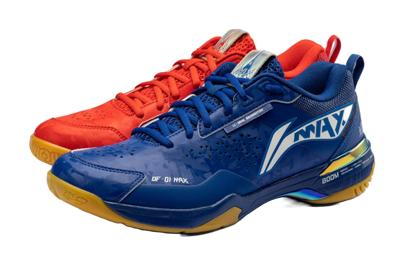 Li-Ning Blade X DF-01 Max "Mismatched" AYAU005-2 - Badminton Shoe Unisex Blue/Red