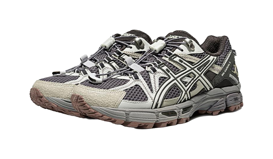 ASICS Gel Kahana 8 FL Abrasion Resistant Breathable Rebound Low top Trail Running Shoes Womens Gray Silver  vjsneaker.com
