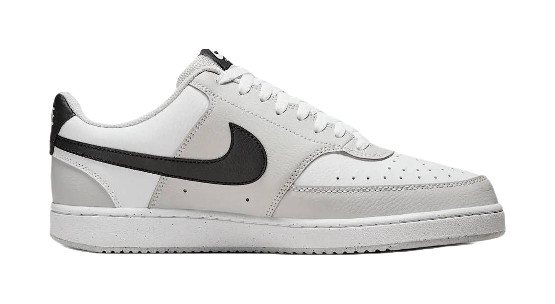 Nike Court Vision Low Grey Fog White Black  vjsneaker.com