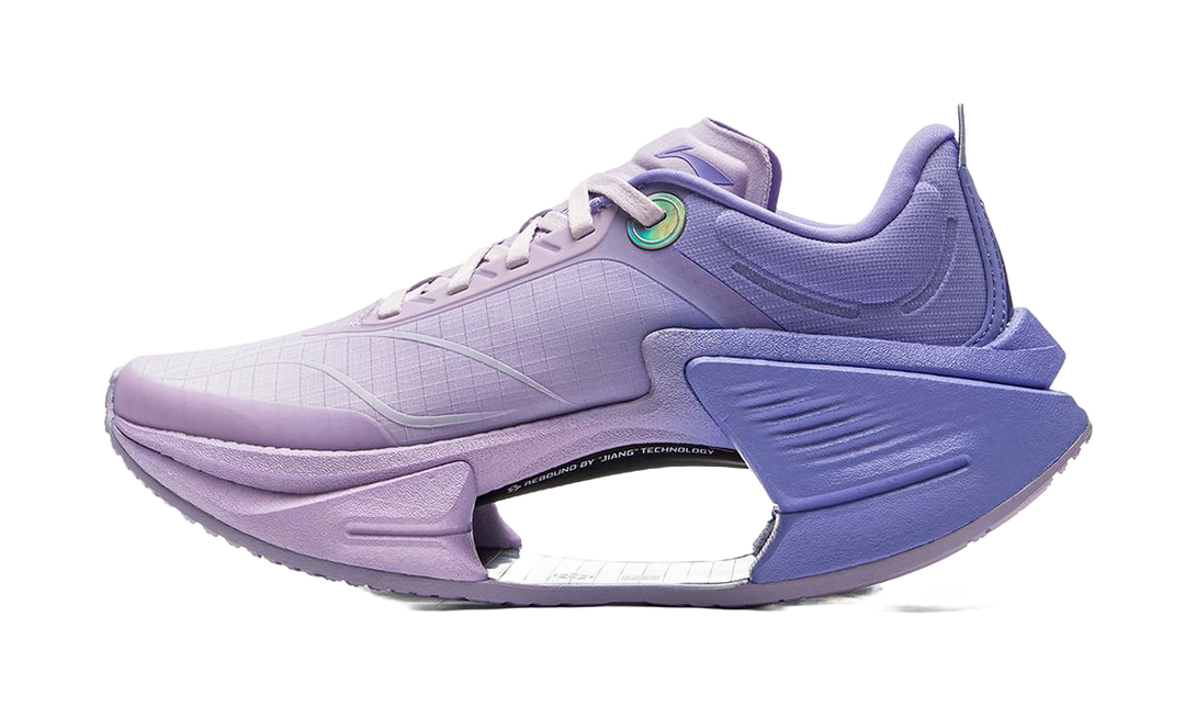 LiNing Shadow 3 ESSENTIAL Cushioning Abrasion Resistant Support Rebound Low top Casual Running Shoes Women's Purple 