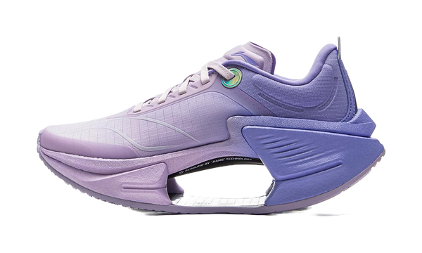 LiNing Shadow 3 ESSENTIAL Cushioning Abrasion Resistant Support Rebound Low top Casual Running Shoes Women's Purple 