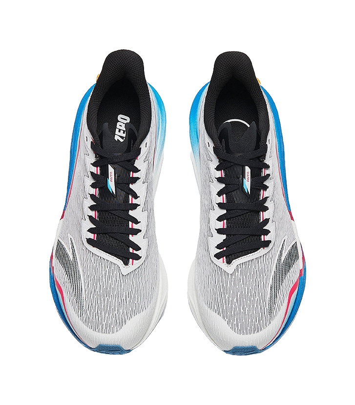 Anta MACH 5.0 Anti Slip Wear Resistant Low Top Casual Running Shoes Men's Gray Black Blue 