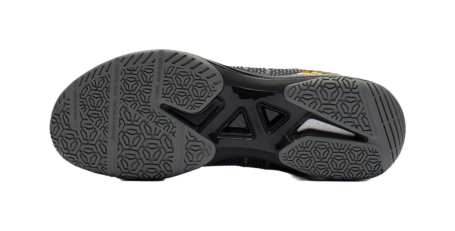 Li-Ning LieTing (Thunder) CL "Black Gold" AYAS034-1 - Chen Long Badminton Shoe Unisex Black