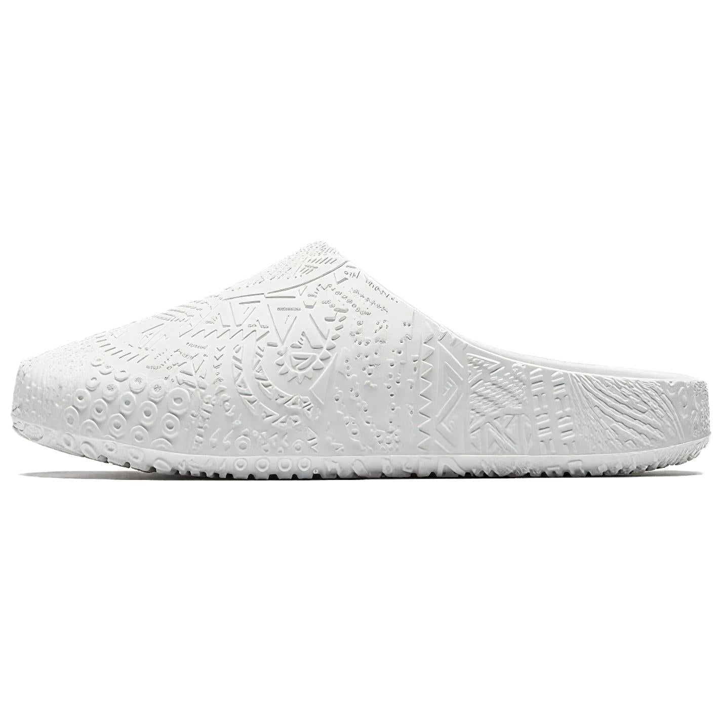 Anta Irving Totem Abrasion Resistant Quick Dry Closed Toe Slippers Mens White  vjsneaker.com