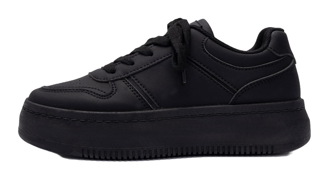 HUANQIU Air Force 1 Coverage Lightweight Height Increasing Low top Skateboard Shoes Women's 