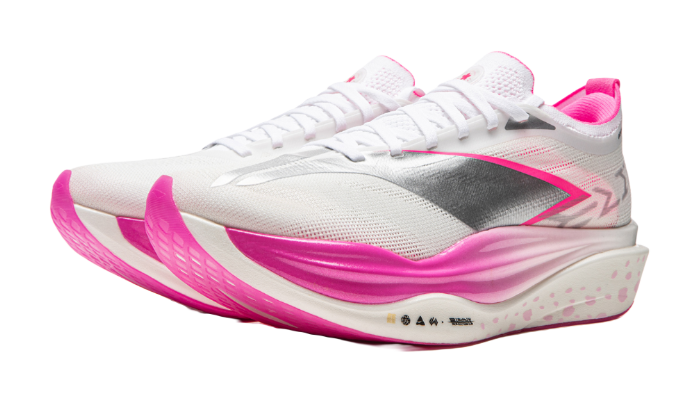 Li Ning Feidian 6 ELITE Cushioning Slip Resistant Abrasion Resistant Rebound Low top Carbon Plate Running Shoes Unisex  vjsneaker.com