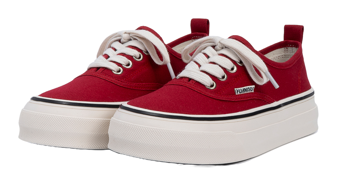 HUANQIU Lightweight Balance Low Top Canvas Shoes Women's 