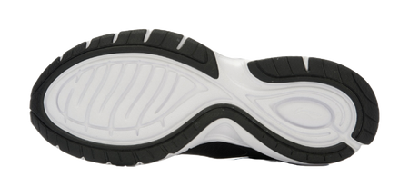 Li-Ning outsole view, white midsole with black traction rubber