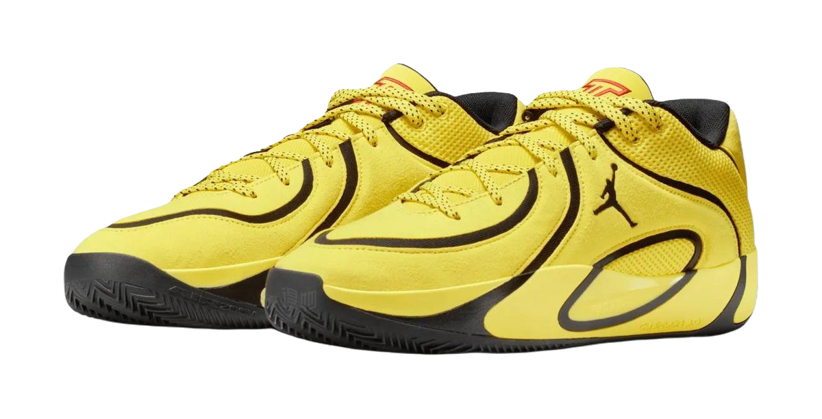 Jordan Tatum 4 PF “Yellow Black”  vjsneaker.com