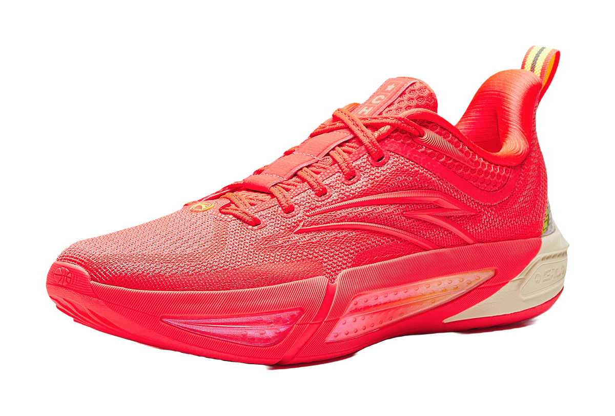 ANTA Shock Quick Decision 7 "Journey" 112611607-5 - Basketball Shoe Unisex Neon Bright Dark Red