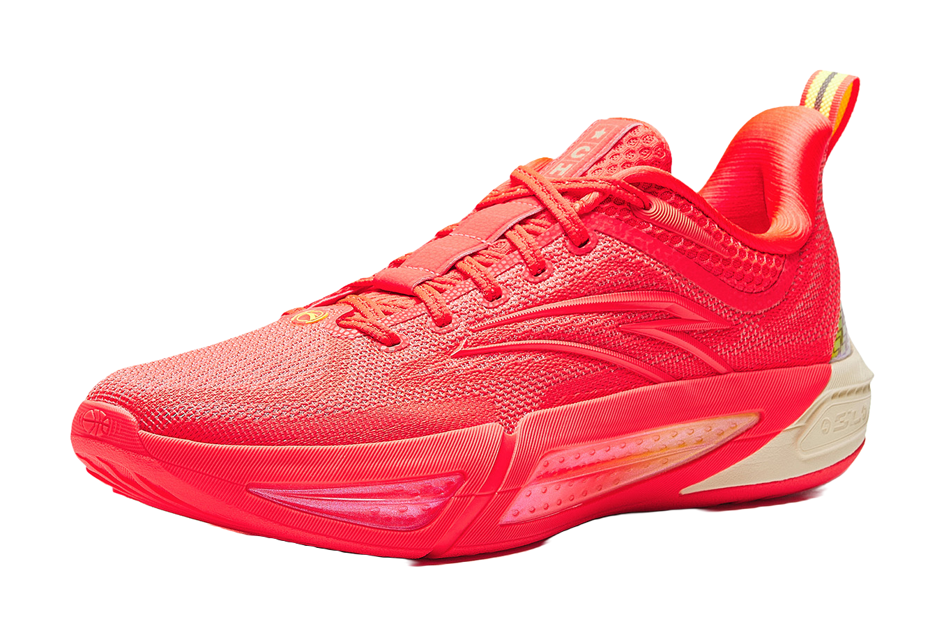ANTA Shock Quick Decision 7 "Journey" 112611607-5 - Basketball Shoe Unisex Neon Bright Dark Red