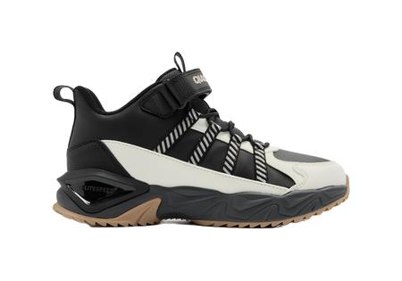 Jordan comfortable, versatile, anti slip, shock-absorbing, wear-resistant, rebound support, mid top boys' outdoor shoes, black and white children's version  VJSNEAKER