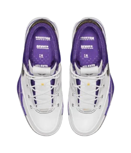 Nike Zoom Kobe 1 Support Rebound High top Basketball Shoes Mens White Purple Black 2026 Edition  vjsneaker.com