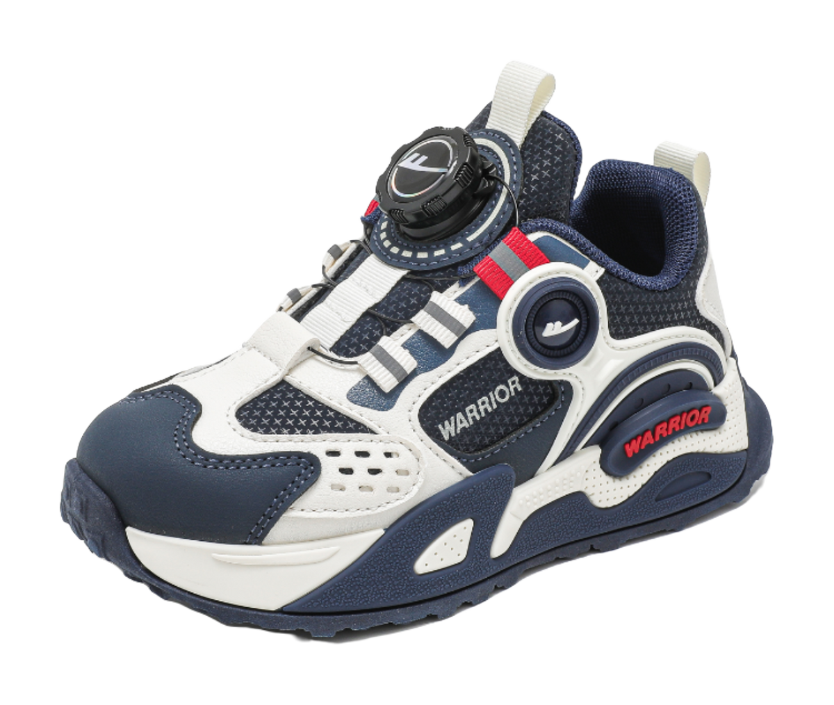 Warrior Warrior Boys' Sports Shoes Synthetic Leather Comfortable, Versatile, Lightweight, Shock Absorbed, Low cut Girls' Casual Shoes for Children  VJSNEAKER