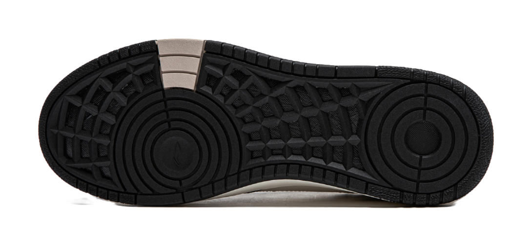 LiNing Tianji Soft Slip Resistant Cushioning Abrasion Resistant Low Top Skateboard Shoes Men's White Black 