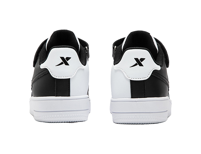 XTEP Slip Resistant, Abrasion Resistant, Breathable, Lightweight Cushioning Low top Skateboard Shoes Xtep White/black  VJSNEAKER