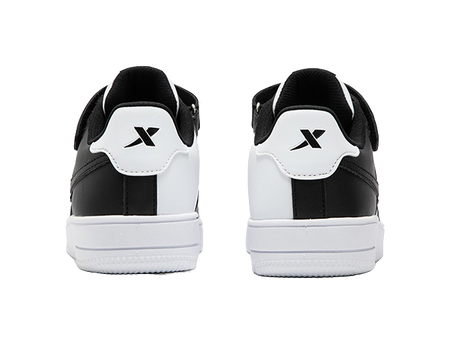 XTEP Slip Resistant, Abrasion Resistant, Breathable, Lightweight Cushioning Low top Skateboard Shoes Xtep White/black  VJSNEAKER