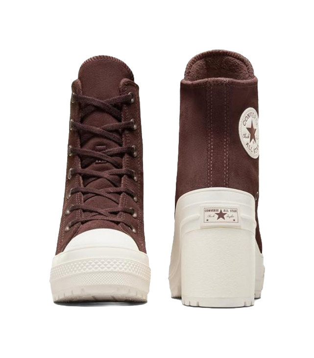 Converse Chuck 70 De Luxe Heel Suede Shoes Eternal Earth Womens  vjsneaker.com