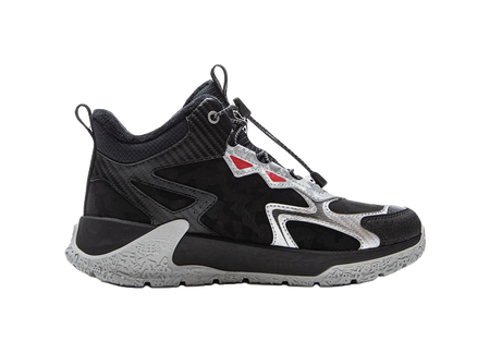 Li Ning Children's Peak V2 Velvet Shoes Autumn and Winter Mid to Large Children's Youth Cotton Shoes Anti slip Sports Shoes Children's Outdoor Shoes  VJSNEAKER