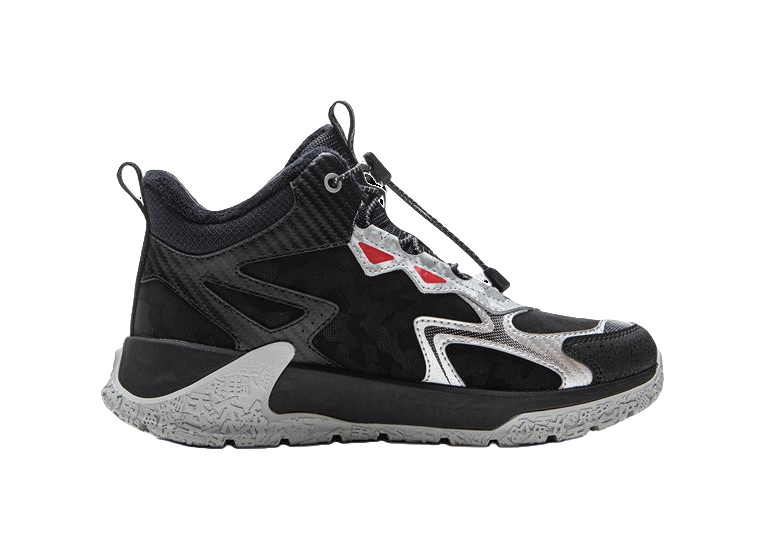 Li Ning Children's Peak V2 Velvet Shoes Autumn and Winter Mid to Large Children's Youth Cotton Shoes Anti slip Sports Shoes Children's Outdoor Shoes  VJSNEAKER