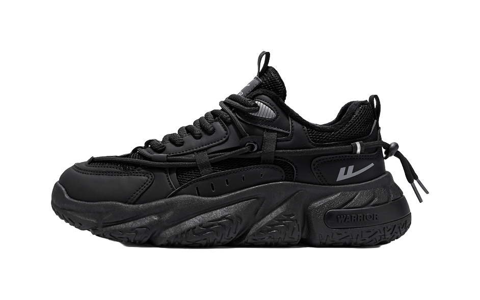 Warrior Warrior Anti-Slip Wear-Resistant Breathable Lightweight Height Increasing Warm Low-Top Chunky Sneakers Unisex 