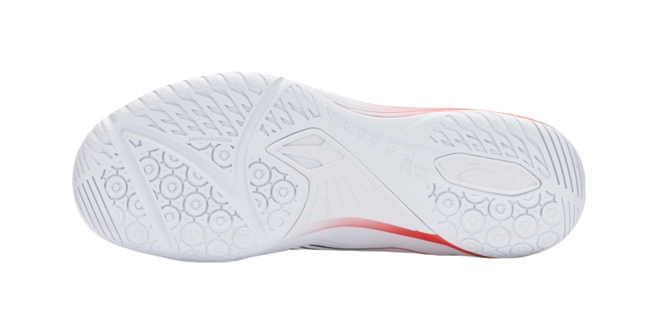 Li-Ning Eagle Eye 3.0 ESS "Bai Yan Chi Ying" APPV011-6 - Table Tennis Shoe Unisex White Red