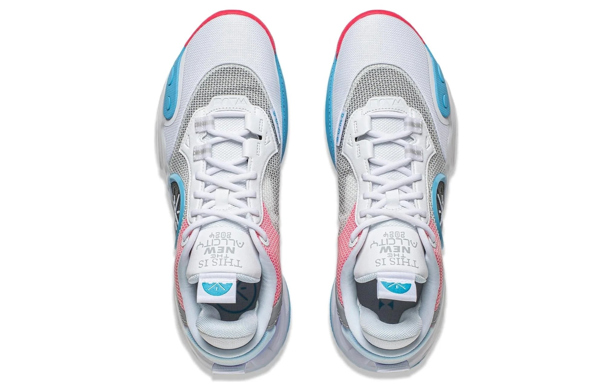Li-Ning Wade All City 12 "Miami Night" ABAU015-1 - Basketball Shoes Men White Blue Pink