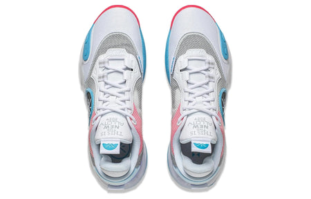Li-Ning Wade All City 12 "Miami Night" ABAU015-1 - Basketball Shoes Men White Blue Pink