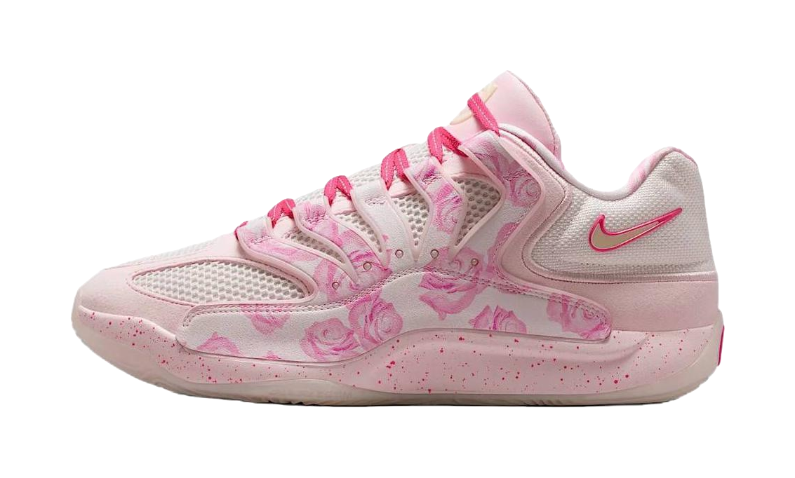 Nike KD 18 Breathable Support Grip Basketball Shoes Mens Pink  VJSNEAKER