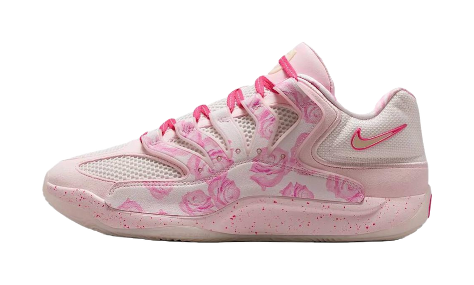 Nike KD 18 Breathable Support Grip Basketball Shoes Mens Pink  VJSNEAKER