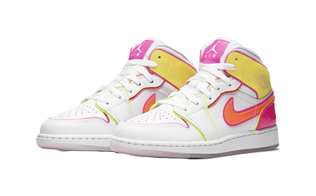 Jordan 1 Mid Edge Glow GS  vjsneaker.com