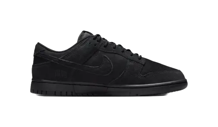 Nike Dunk Abrasion Resistant Low top Skateboard Shoes Unisex Black  vjsneaker.com