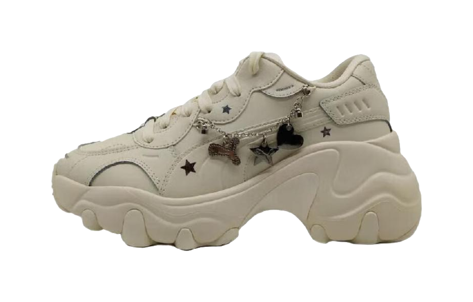 PUMA Pulsar Wedge Low Top Casual Shoes Womens Ecru  vjsneaker.com