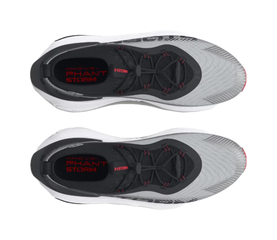 Under Armour Phantom 4 Comfortable And Lightweight Abrasion Resistant Mid top Casual Shoes Unisex Gray  vjsneaker.com