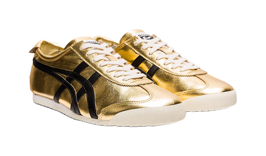 Onitsuka Tiger Mexico 66 Pure Gold/Black  vjsneaker.com