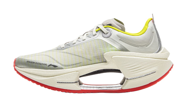 LiNing Shadow 3 ESSENTIAL Cushioning And Breathable Low top Casual Racing Running Shoes Men's Silver Gray 