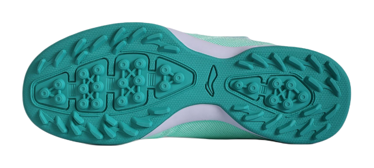 Li Ning Children's Broken Nails Fashionable, Comfortable, Anti slip, Wear resistant, Low cut Children's Football Shoes Fluorescent Light Green/Jade Green  VJSNEAKER