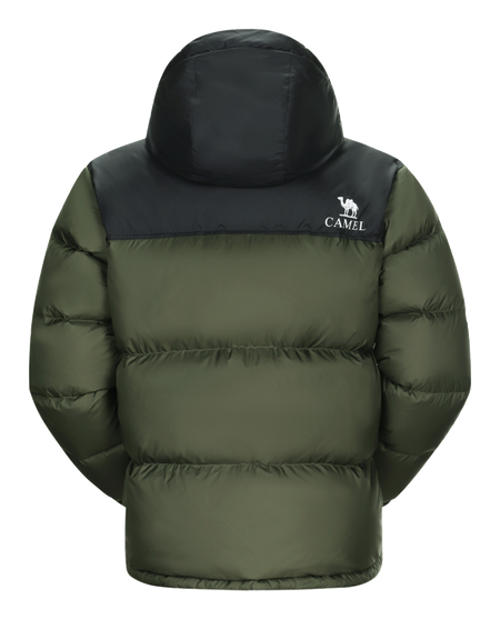 CAMEL Warm Fleece Collection Down Jacket Unisex  vjsneaker.com