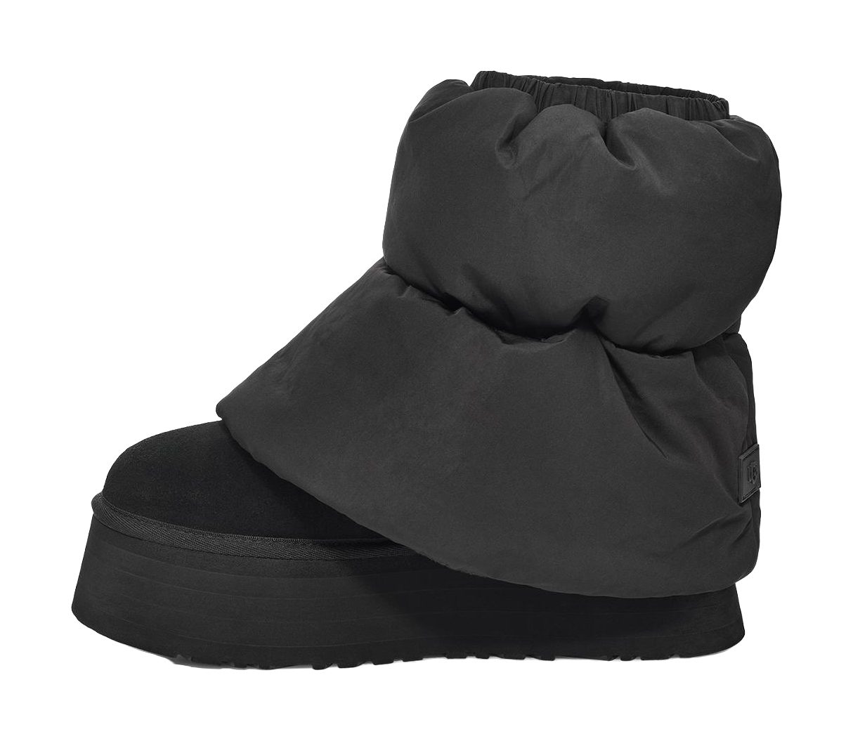 UGG Classic Mini Dipper Puffer Boot Black Womens  VJSNEAKER