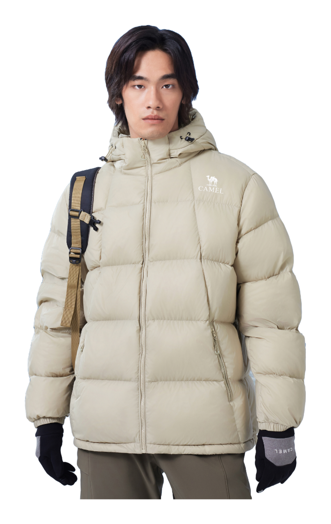 CAMEL Warm Fleece Series Down Jacket Unisex  VJ SNEAKER