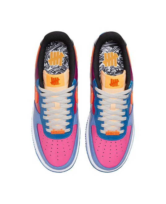 Nike X Undefeated Air Force 1 Low Total Orange  vjsneaker.com