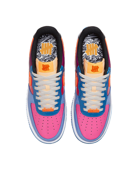 Nike X Undefeated Air Force 1 Low Total Orange  vjsneaker.com